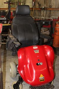 lot 89 image: Electric wheelchair no batteries