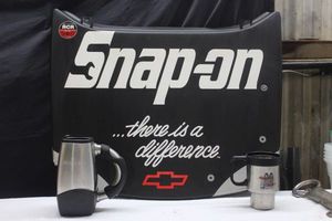 lot 201 image: Snap-On hood display plus coffee mugs