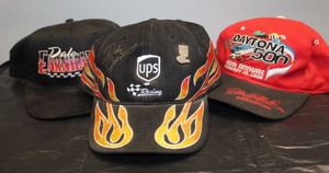 lot 223 image: NASCAR theme hats one with an autograph