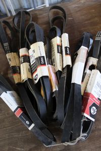 lot 236 image: Assorted automotive fan belts