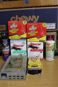 lot 296 image: Pest control products as shown