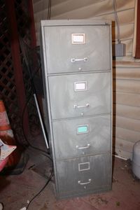 lot 341 image: File cabinet