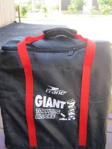 lot 37 image: giant toppling blocks in bag