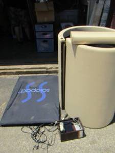 lot 95 image: SUNLIGHT SPA - SOLOPAD  - ALL PIECES INCLUDED, HAS 6 FT PAD