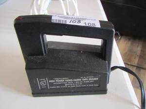 lot 108 image: high power video audio tape eraser