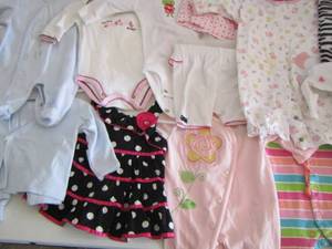 lot 120 image: baby clothes sizes newborn-3 months