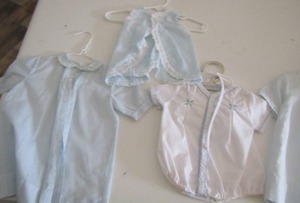 lot 15 image: Vintage baby boy newborn clothing
