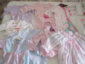lot 121 image: baby clothes lot sizes newborn