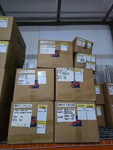 lot 10 image: 5 Boxes of Bella Canvas 3001CVC Unisex Cotton Blend Athletic Grey Heather Adult Tee Shirts, SEE DESCRIPTION FOR SIZES AND QUANTITIES  BID IS TIMES THE QUANTITY SO YOU ARE BIDDING PER BOX