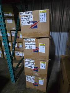 lot 19 image: 4 Boxes of Bella Canvas 3001CVC Unisex Cotton Blend Deep Heather Adult Tee Shirts, SEE DESCRIPTION FOR SIZES AND QUANTITIES  BID IS TIMES THE QUANTITY SO YOU ARE BIDDING PER BOX