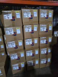 lot 23 image: WOW  15 Boxes of Bella Canvas 3001CVC Unisex Cotton Blend Slate Blue Heather Adult Tee Shirts, SEE DESCRIPTION FOR SIZES AND QUANTITIES  BID IS TIMES THE QUANTITY SO YOU ARE BIDDING PER BOX