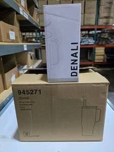 lot 3 image: NEW Lot of 6 Denali 40oz Matte White Stainless Steel Tumblers