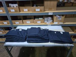 lot 40 image: Dickies Navy Work Pants.  See description for sizes in this lot  QUANTITY 20 PANTS  BID IS TIMES THE QUANTITY&nbsp&nbsp&nbsp MSRP $35 Each