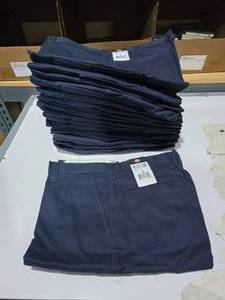 lot 44 image: Dickies Navy Work Shorts.  See description for sizes in this lot  QUANTITY 18 SHORTS  BID IS TIMES THE QUANTITY&nbsp&nbsp&nbsp MSRP $30 Each