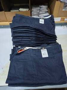 lot 45 image: Dickies Navy Work Shorts.  See description for sizes in this lot  QUANTITY 18 SHORTS  BID IS TIMES THE QUANTITY&nbsp&nbsp&nbsp MSRP $30 Each