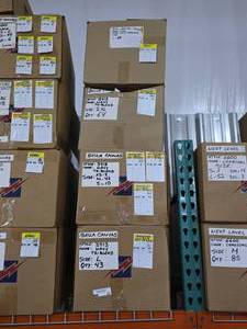 lot 57 image: 4 Boxes of Bella Canvas 3413 Unisex Tri-Blend Navy Adult Tee Shirts, SEE DESCRIPTION FOR SIZES AND QUANTITIES  BID IS TIMES THE QUANTITY SO YOU ARE BIDDING PER BOX