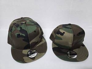 lot 69 image: New Era 9Fifty Snapback Woodland Camo Hat  QUANTITY 10  BID IS TIMES THE QUANTITY