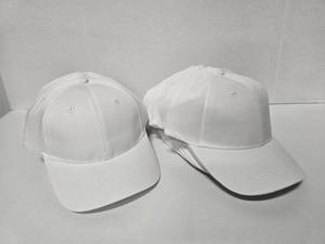 lot 76 image: Port & Company Six-Panel Unstructured White Twill Cap  QUANTITY 20  BID IS TIMES THE QUANTITY