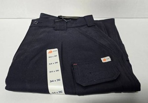 lot 84 image: NEW Rasco Flame Resistant FR4303NV CAT 2 Navy Field Pants, Size 34x36&nbsp MSRP $60