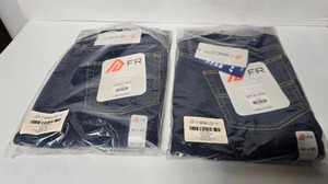 lot 85 image: Rasco Flame Resistant FR4212UDN Westex Boot Cut Stretch Blue Jeans, Size 42x30  QUANTITY 2  BID IS TIMES THE QUANTITY&nbsp MSRP $80 Each
