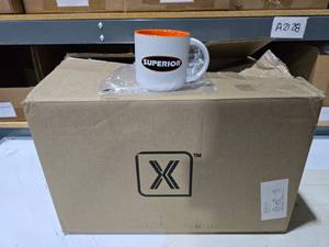 lot 98 image: Lot of 15 Superior Two-Tone Coffee Mugs