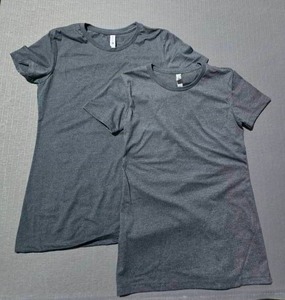 lot 112 image: 3 Boxes of Next Level 6600 CVC & 6610 CVC Womens 6040 Blend Charcoal Relaxed Tee Shirts.  SEE DESCRIPTION FOR SIZES AND QUANTITIES  BID IS TIMES THE QUANTITY SO YOU ARE BIDDING PER BOX