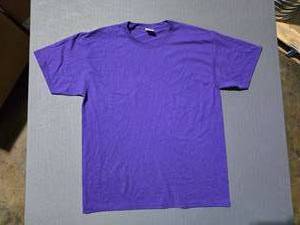 lot 163 image: WOW  2 Boxes of Jerzees 29MR Dri-Power Active Deep Purple Shirts,  SEE DESCRIPTION FOR SIZES AND QUANTITIES  BID IS TIMES THE QUANTITY SO YOU ARE BIDDING PER BOX