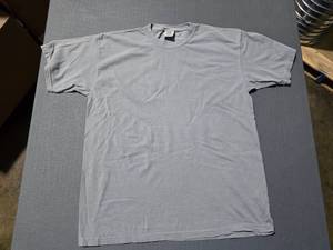 lot 167 image: WOW  2 Boxes of Comfort Colors 1717 Granite Grey Heavyweight Cotton Shirts,  SEE DESCRIPTION FOR SIZES AND QUANTITIES  BID IS TIMES THE QUANTITY SO YOU ARE BIDDING PER BOX