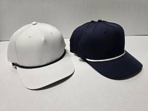 lot 126 image: Lot of 7 Richardson 258 White & Navy Hats