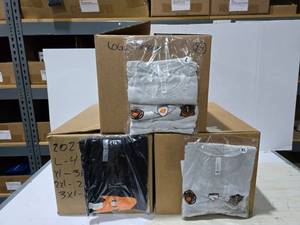 lot 195 image: 3 Boxes of Boost Mobile Shirts.  Approx 50 Shirts.