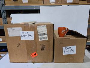 lot 199 image: Lot of Approx 46 Boost Mobile Bistro Coffee Mugs