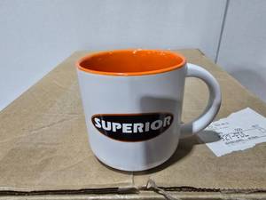 lot 242 image: Lot of 24 Superior 12oz Ceramic Bistro Coffe Mugs