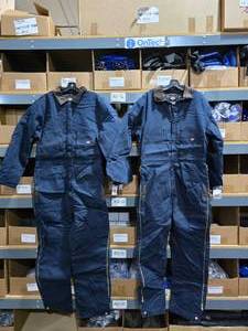 lot 253 image: Dickies TV239DN Mens Duck Insulated Coveralls, Size Medium Regular  QUANTITY 2  BID IS TIMES THE QUANTITY&nbsp MSRP $109 Each