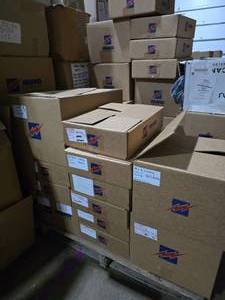 lot 266 image: Large Lot of 12 Boxes of Misc Gildan Cotton Shirts.  SEE PICS FOR COLORS, SIZES & COUNTS