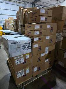 lot 267 image: Large Lot of 15 Boxes of Misc Bella Canvas Cotton Shirts.  SEE PICS FOR COLORS, SIZES & COUNTS