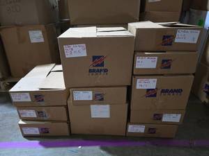 lot 268 image: Large Lot of 11 Boxes of Misc Next Level, BAW, Clique, Jerzees & Paragon Shirts.  SEE PICS FOR COLORS, SIZES & COUNTS