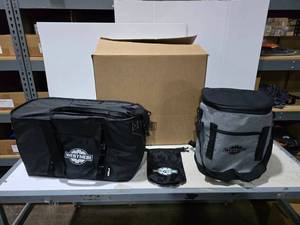 lot 279 image: Lot of Misc Westmor Waterproof Bags & Cooler Bags.  24 Bags Total.