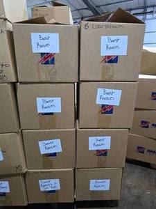 lot 286 image: Large Lot of 8 Boxes of Boost Mobile Koozies.  Approx 320 Koozies Per Box.