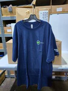lot 362 image: 3 Boxes of ATC Drivetrain Navy Shirts.  Approx 175 Shirts Total