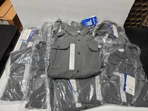 lot 383 image: Rasco Flame Resistant FR1344CH DH Air Grey Uniform Shirt, Size XLT  QUANTITY 13  BID IS TIMES THE QUANTITY&nbsp MSRP $80 Each