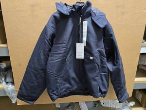 lot 386 image: Rasco Flame ResistantFR3507 Duck Insulated Hooded Jacket, Size Large&nbsp MSRP $135