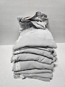 lot 387 image: Rasco Flame Resistant FR0101UNV Grey Long Sleeve Henley, Size 3XL  QUANTITY 8  BID IS TIMES THE QUANTITY&nbsp MSRP $40 Each