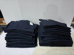 lot 411 image: Dickies Mens Flat Front Navy Work Pants.  SEE PICS FOR SIZES &amp COUNTS  QUANTITY 31  BID IS TIMES THE QUANTITY&nbsp MSRP $35 Each