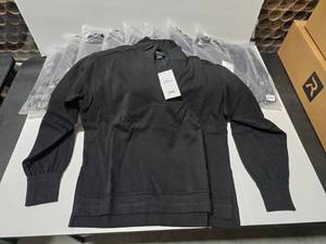 lot 430 image: Charles River #5483 Womens Coastal Open Neck Sweatshirt, Size Medium  QUANTITY 8  BID IS TIMES THE QUANTITY