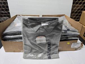 lot 443 image: Rasco Flame Resistant FR1303 Uniform Grey Shirt, Size 3XL  QUANTITY 25  BID IS TIMES THE QUANTITY&nbsp MSRP $55 Each