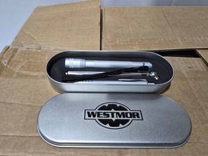 lot 460 image: Lot of Approx 107 Westmor Flashlight, Pen, Tire Pressure Gauge Kits