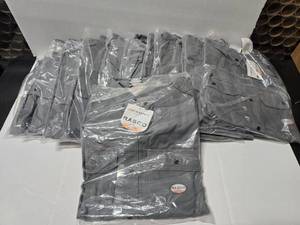 lot 467 image: Rasco Flame Resistant FR1305GY Ultrasoft Gray Uniform Shirt, Size 2XLT  QUANTITY 11  BID IS TIMES THE QUANTITY&nbspMSRP $80 Each