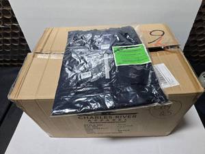 lot 481 image: Charles River #9109 Mens Chatham Anorak Half-Zip Navy Pullover, Size Large  QUANTITY 25  BID IS TIMES THE QUANTITY