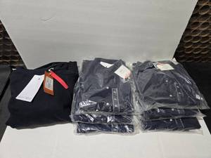 lot 484 image: Lot of 7 Size XL Flame Resistant Shirts.  Includes Portwest FR708 Hoodie (Qty 1) &amp Rasco FR1003NV Uniform Work Shirt (Qty 2)&nbspMSRP $55 Each