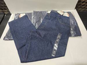lot 490 image: Rasco Flame Resistant Denim Jeans, Size 44x32  QUANTIY 4  BID IS TIMES THE QUANTITY&nbsp MSRP $80 Each